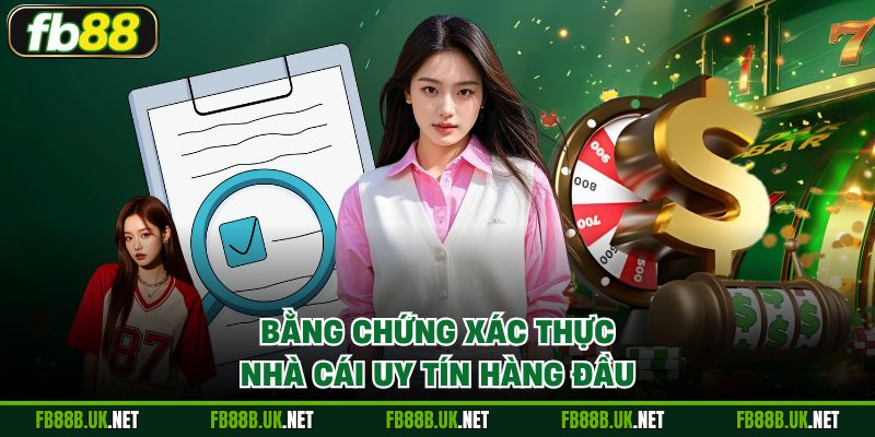 Bằng chứng xác thực nhà cái uy tín hàng đầu