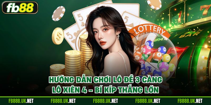 Hướng dẫn chơi Lô Đề 3 càng, lô xiên 4