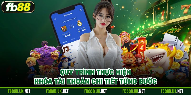 Quy trình thực hiện khóa tài khoản chi tiết từng bước